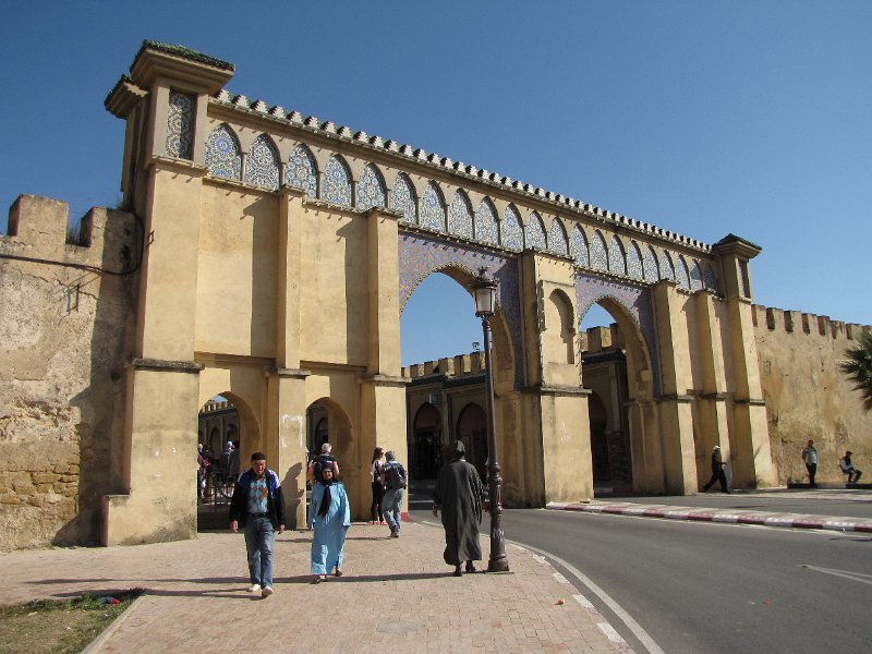 130312_poort kasba meknes.jpg - Door de poort gaan we naar het mausoleum van Moulay Ismaïl.